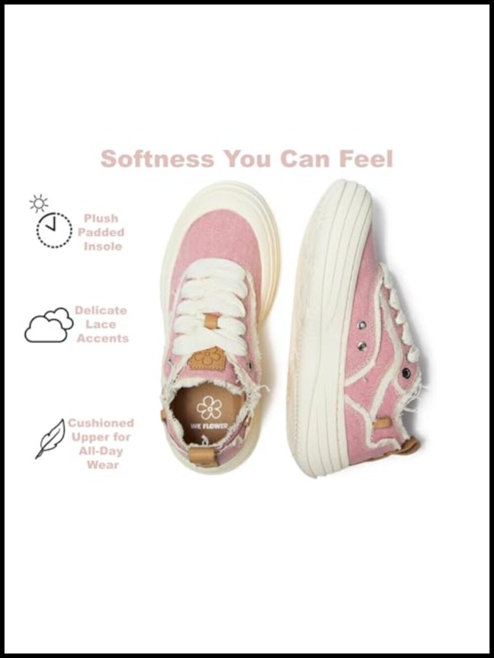 Retro Ribbon Lace-Up Sneakers with Memory Foam Insole - Picture 2 of 6